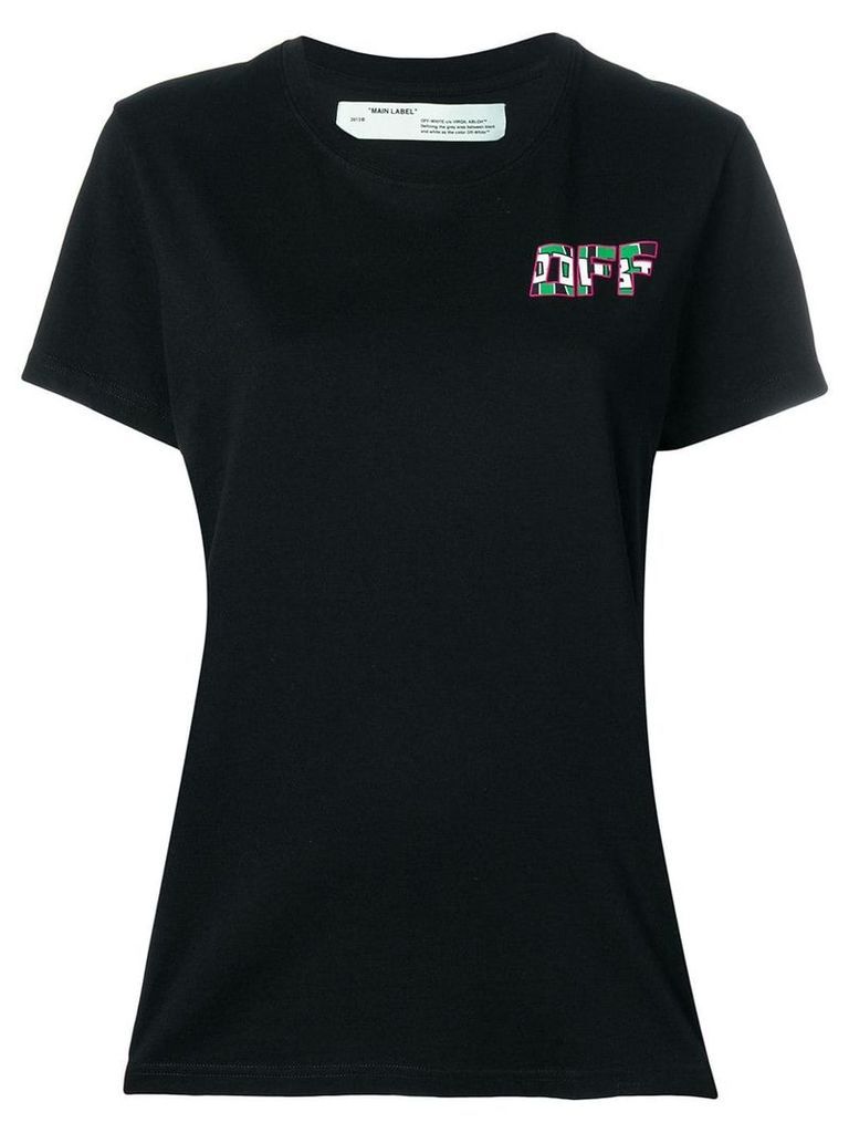 Off-White logo short-sleeve T-shirt - Black