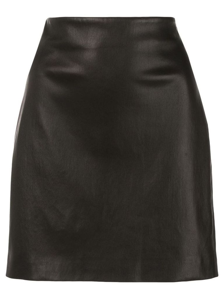 The Row fitted mini skirt - Black