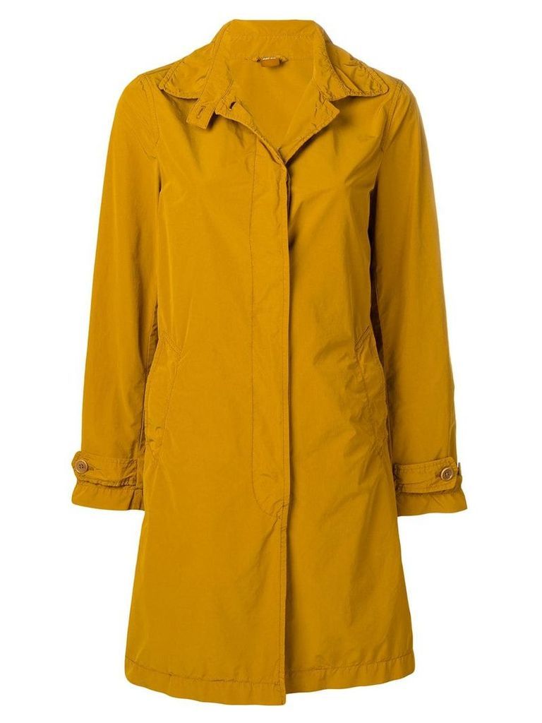 Aspesi single breasted coat - Yellow