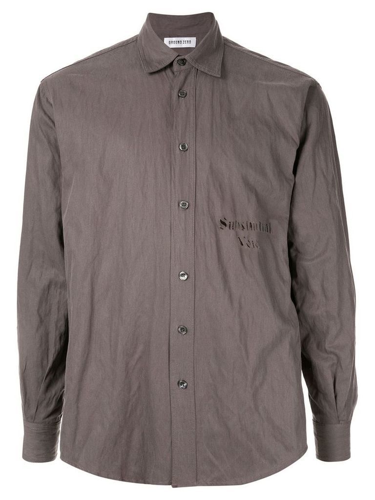 Ground Zero Substantial Void shirt - Grey