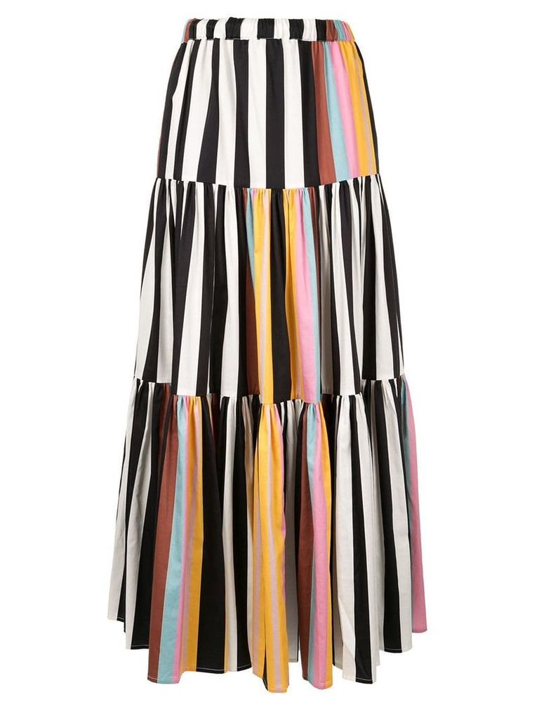 Tory Burch striped peasant skirt - Multicolour