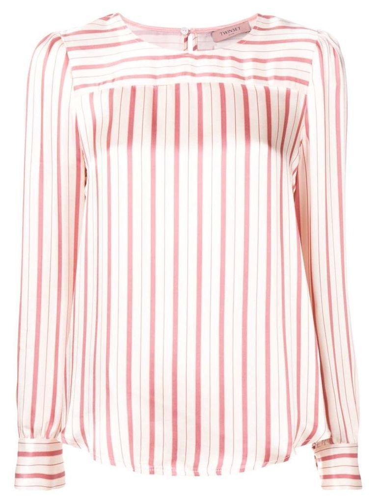 Twin-Set striped blouse - NEUTRALS