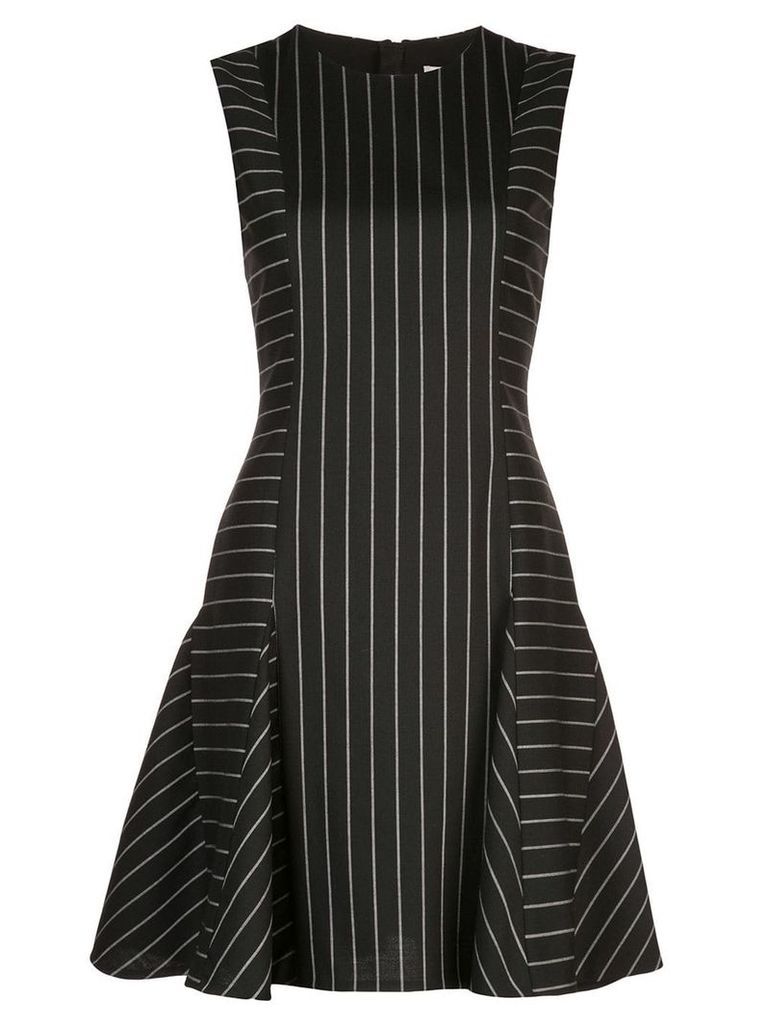 Jason Wu Collection striped flared dress - Black