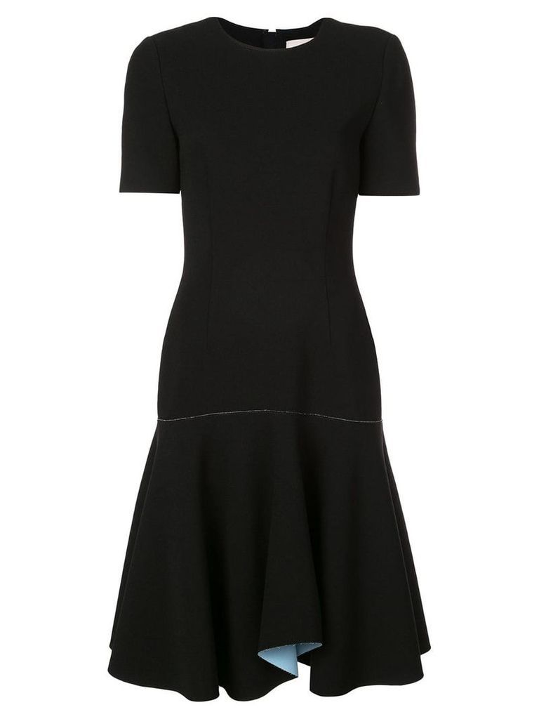 Jason Wu Collection contrast lining flared dress - Black