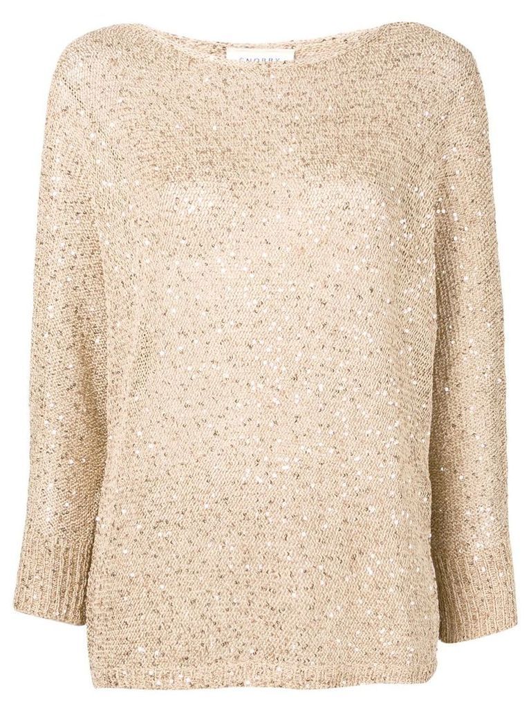 Snobby Sheep sequinned top - Neutrals