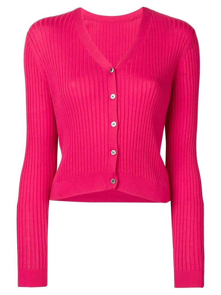 Sottomettimi ribbed cardigan - Pink