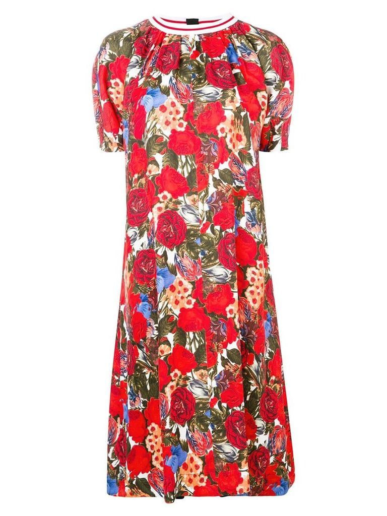Marni floral print dress - Red