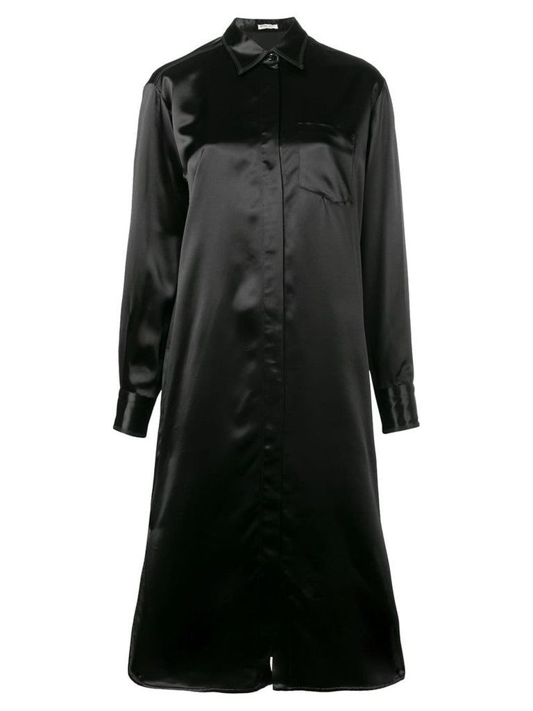 Bottega Veneta loose-fit shirt dress - Black