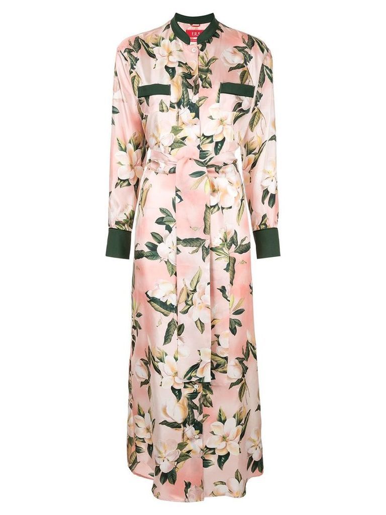 F.R.S For Restless Sleepers floral shirt dress - Pink