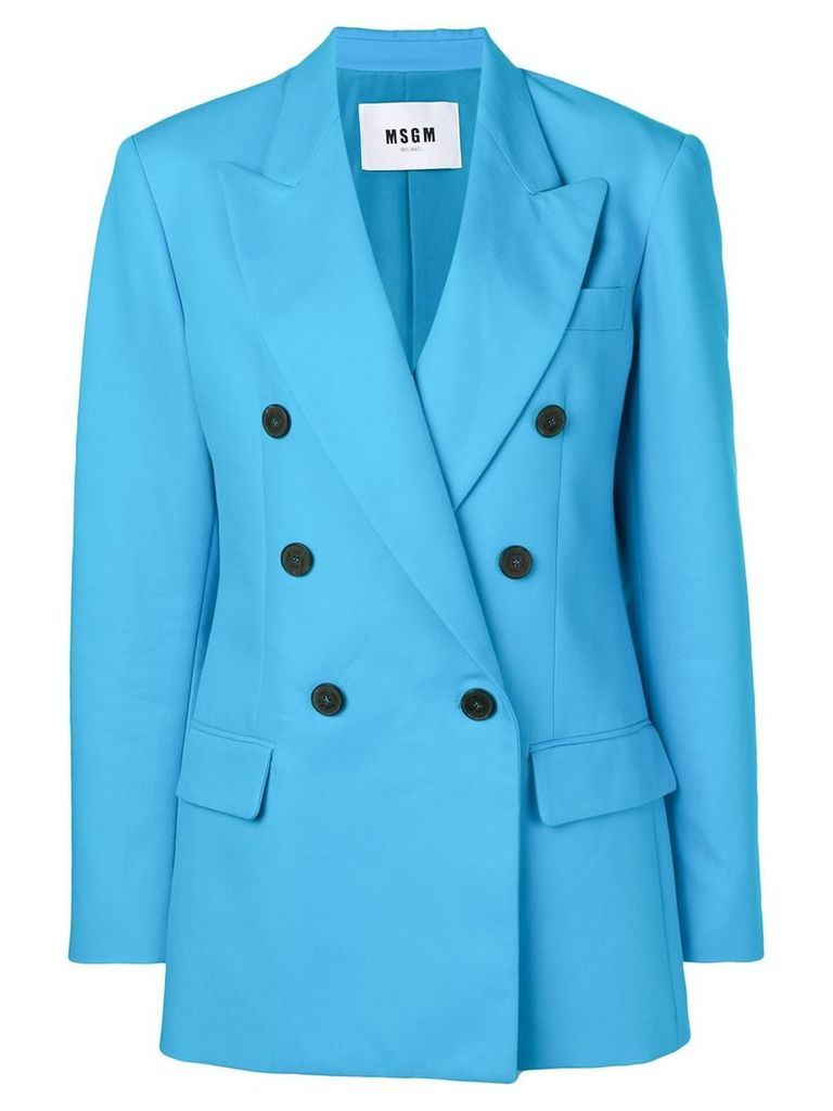 MSGM blue formal blazer