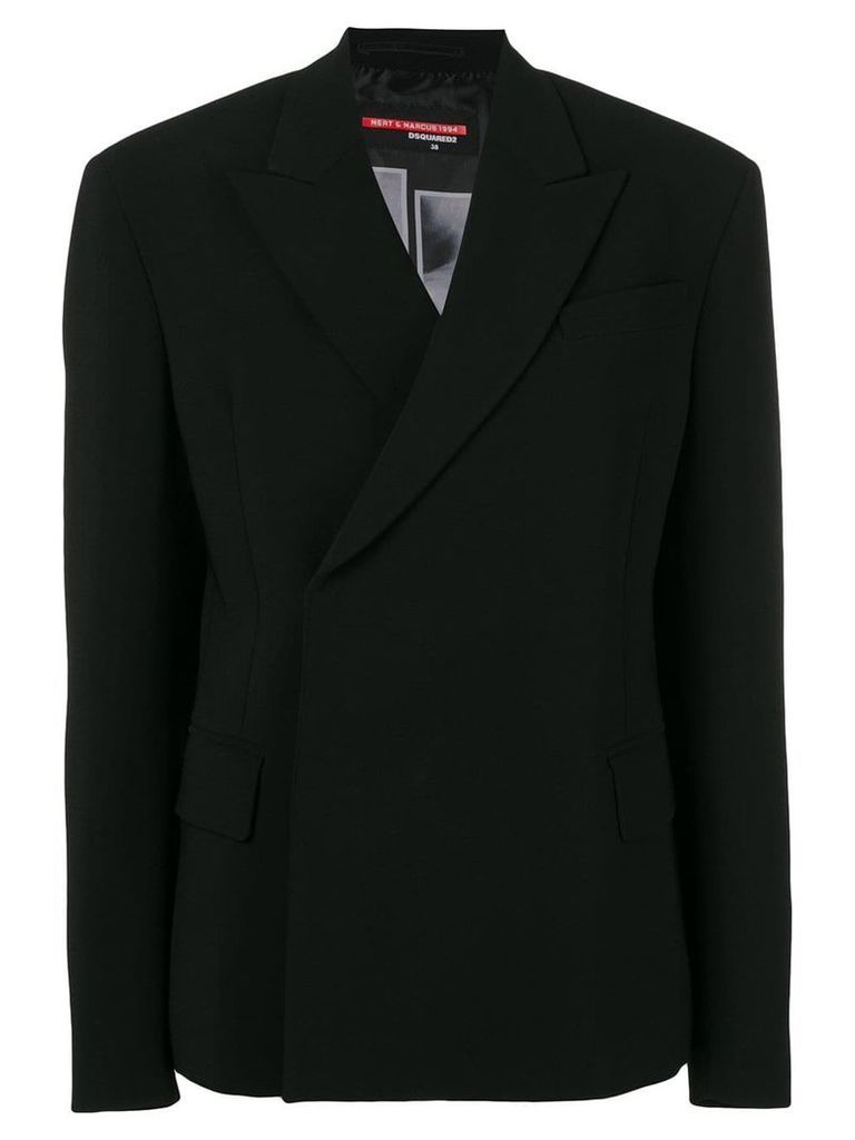 Dsquared2 wrap front blazer - Black