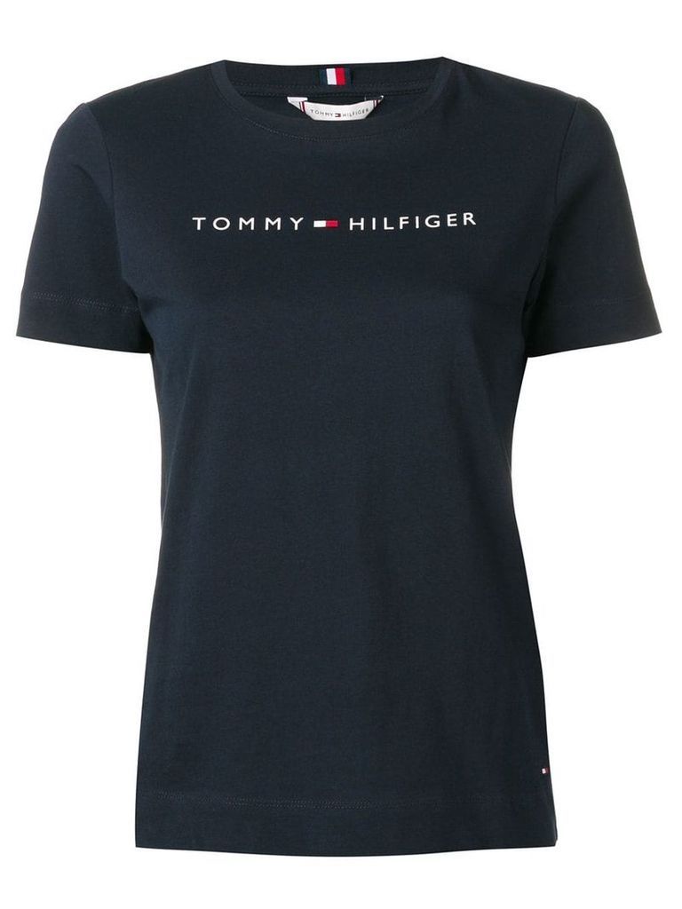 Tommy Hilfiger logo crew neck T-shirt - Blue