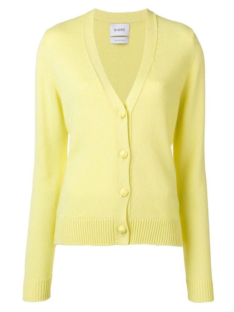 Barrie V-neck cardigan - Yellow