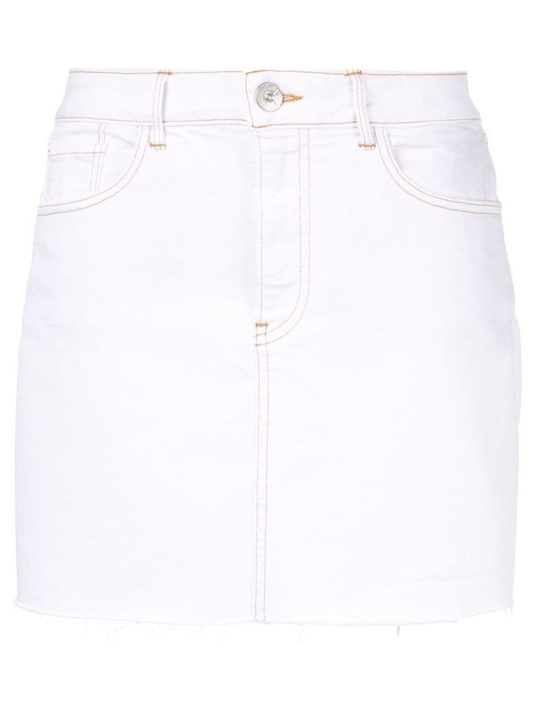 3x1 celine skirt - White
