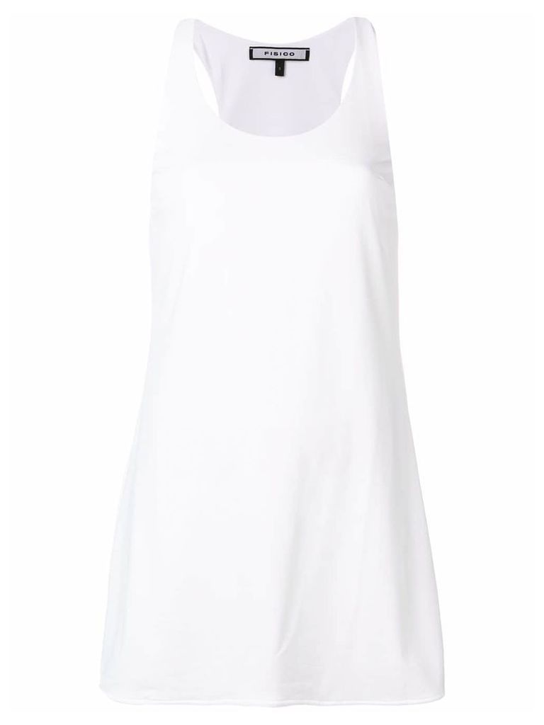 Fisico sleeveless tank dress - White