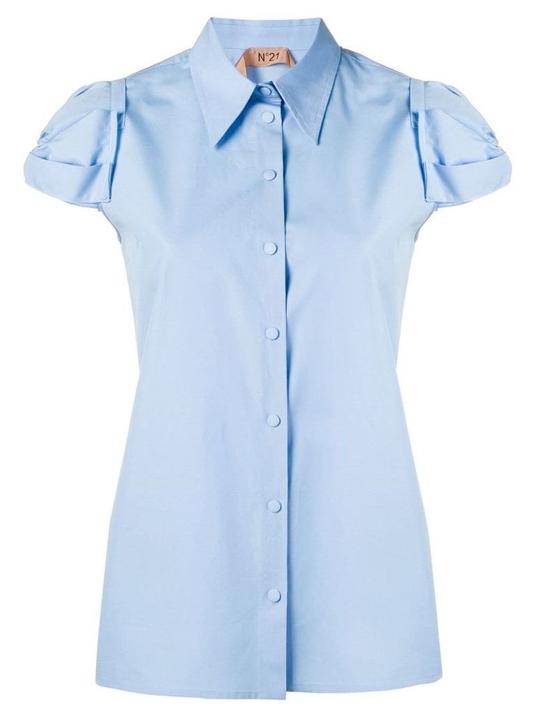 Nº21 plain short sleeve shirt - Blue