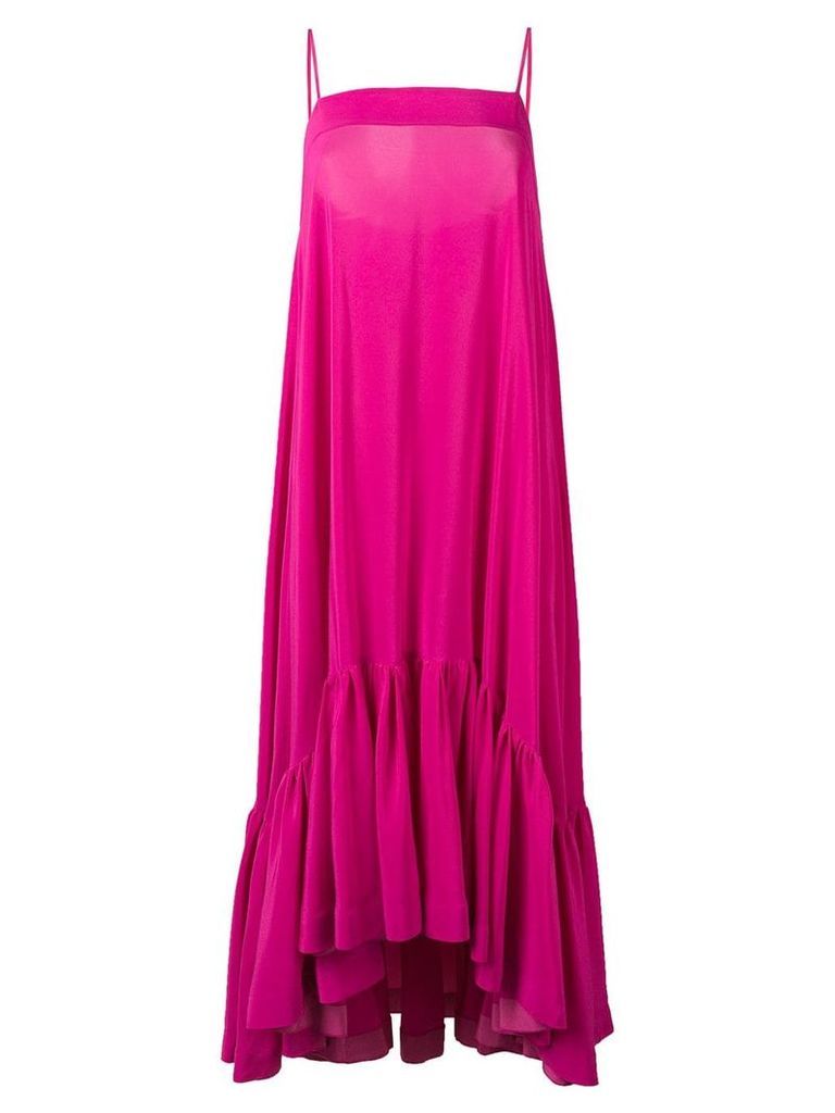 Gianluca Capannolo flared cami dress - Pink