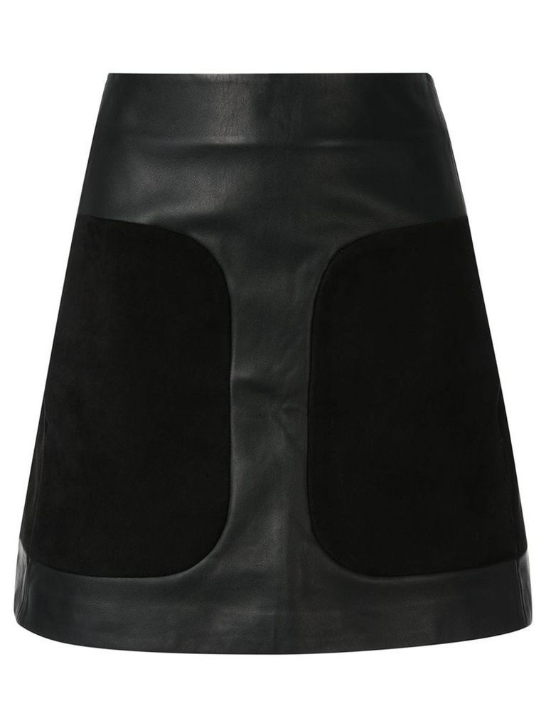 Dion Lee encased a-line mini skirt - Black