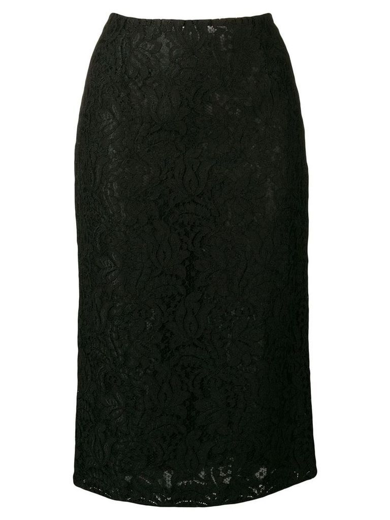 Brognano black lace skirt