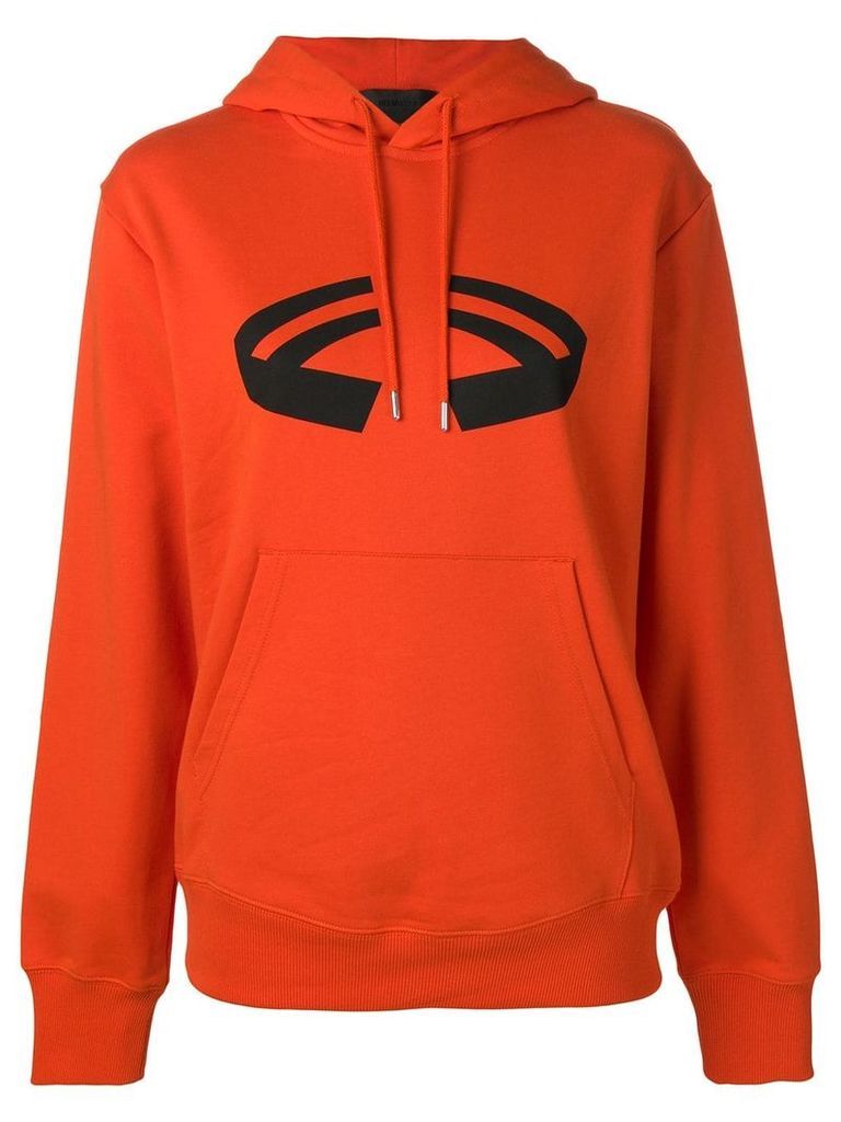 Helmut Lang printed hoodie - Orange