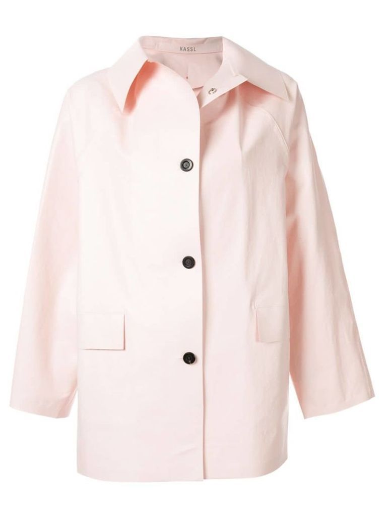 Kassl Editions short trench coat - PINK