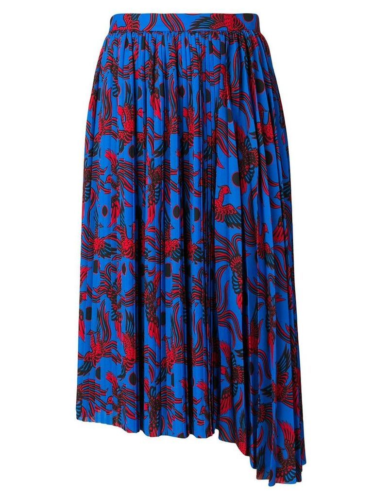 Kenzo phoenix print skirt - Blue