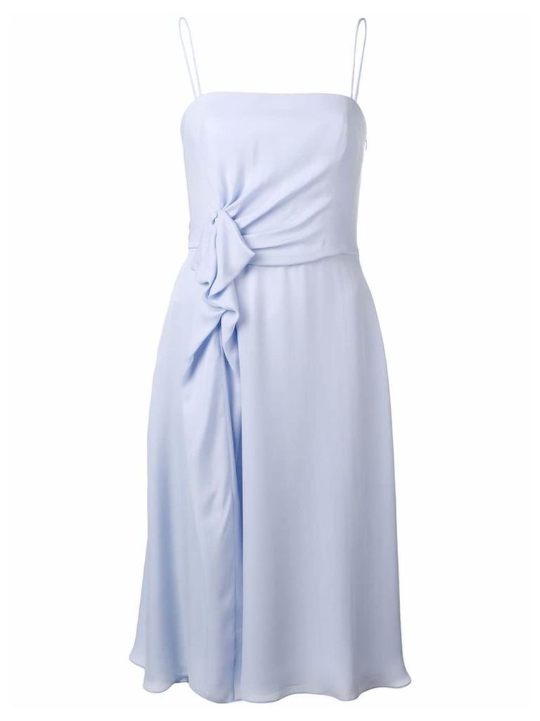 Emporio Armani sleeveless midi dress - Blue