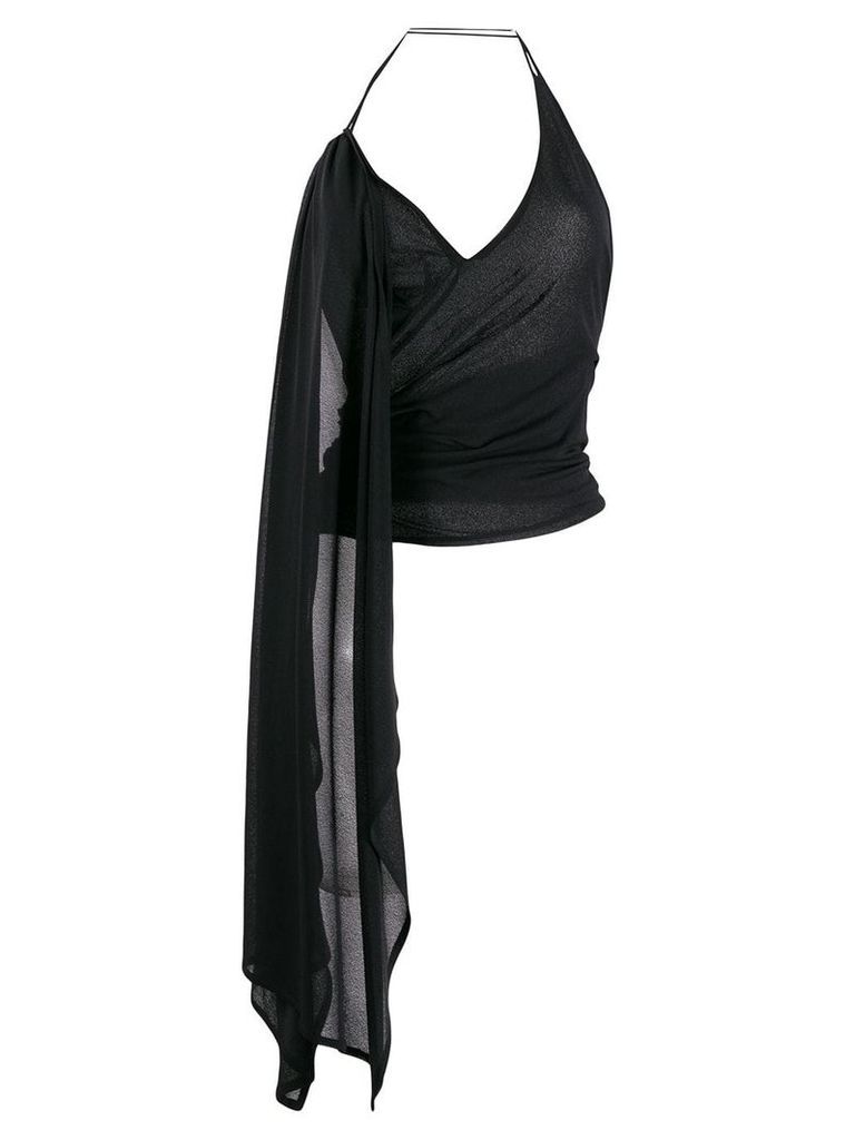 Jacquemus asymmetric top - Black