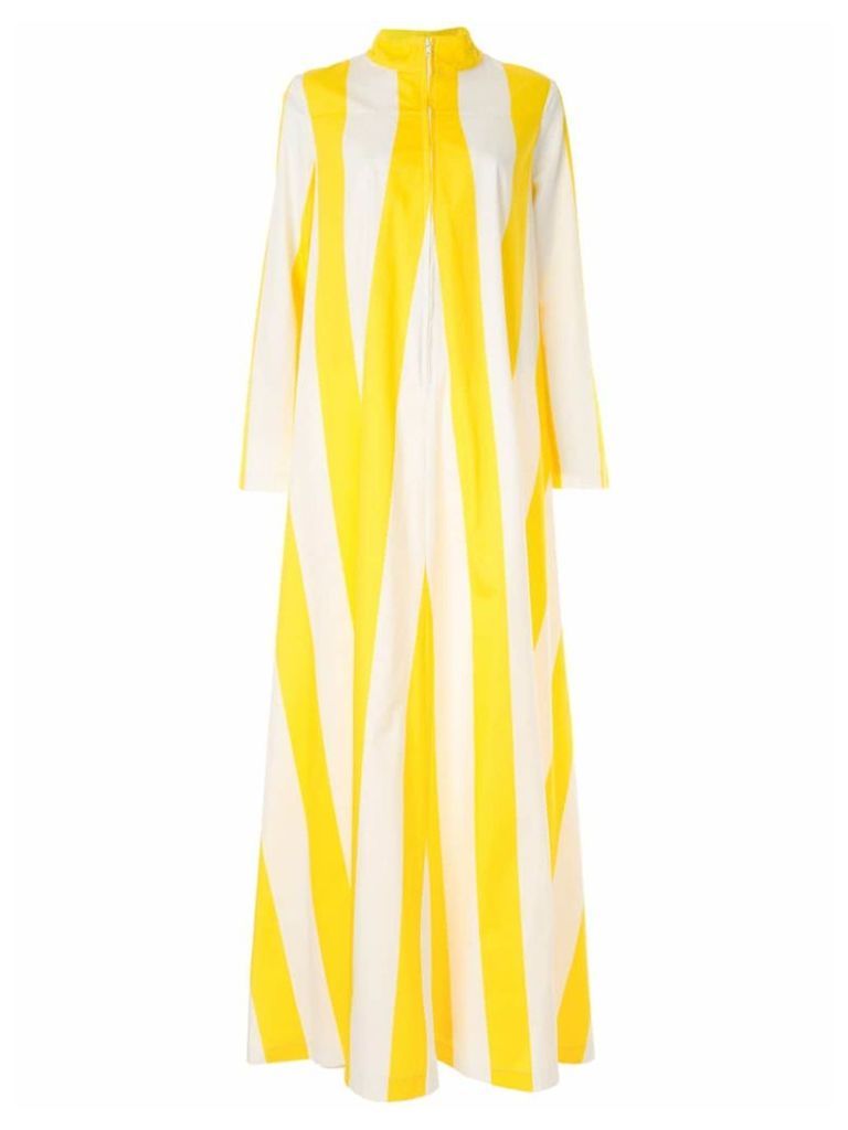 By. Bonnie Young striped band collar maxi dress - Yellow