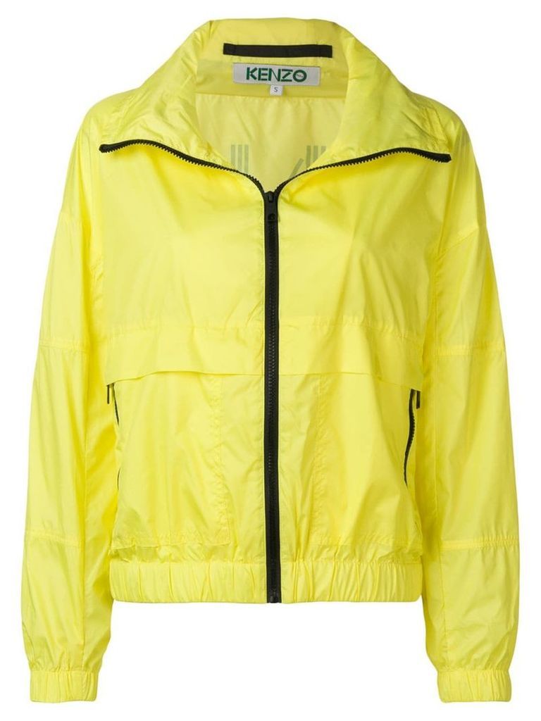 Kenzo cropped windbreaker jacket - Yellow