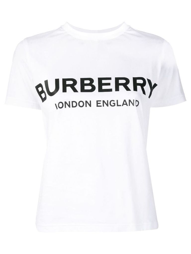 Burberry logo printed T-shirt - White