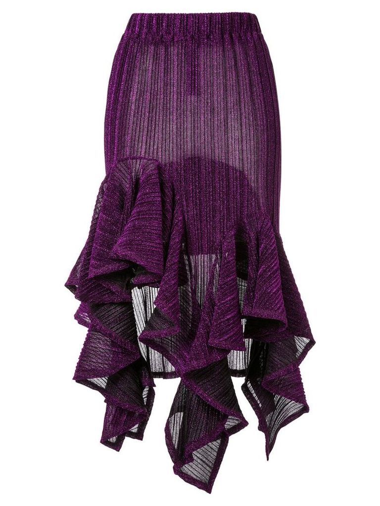 Romance Was Born sparkle flutter skirt - Purple