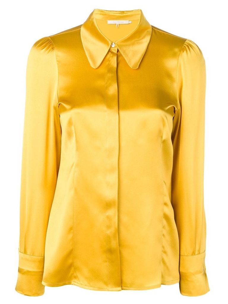 L'Autre Chose satin blouse - Yellow