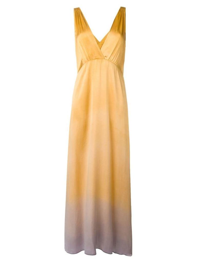 Raquel Allegra Kate slip dress - Yellow