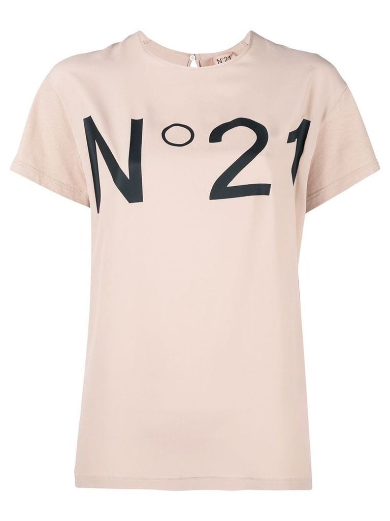 Nº21 logo t-shirt - NEUTRALS