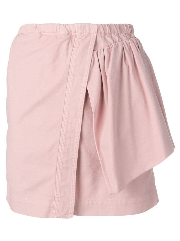 Nº21 asymmetric style skirt - Pink