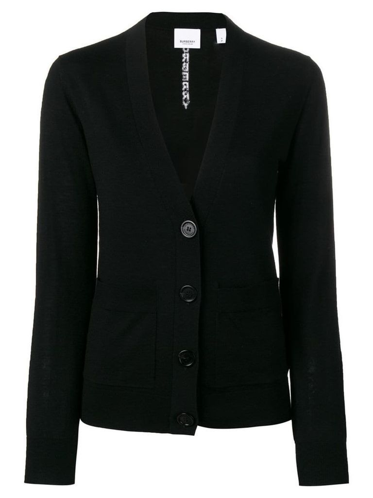 Burberry button-front cardigan - Black