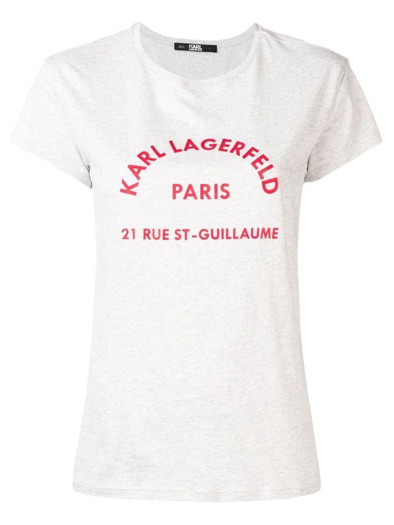 Karl Lagerfeld logo T-shirt - Grey