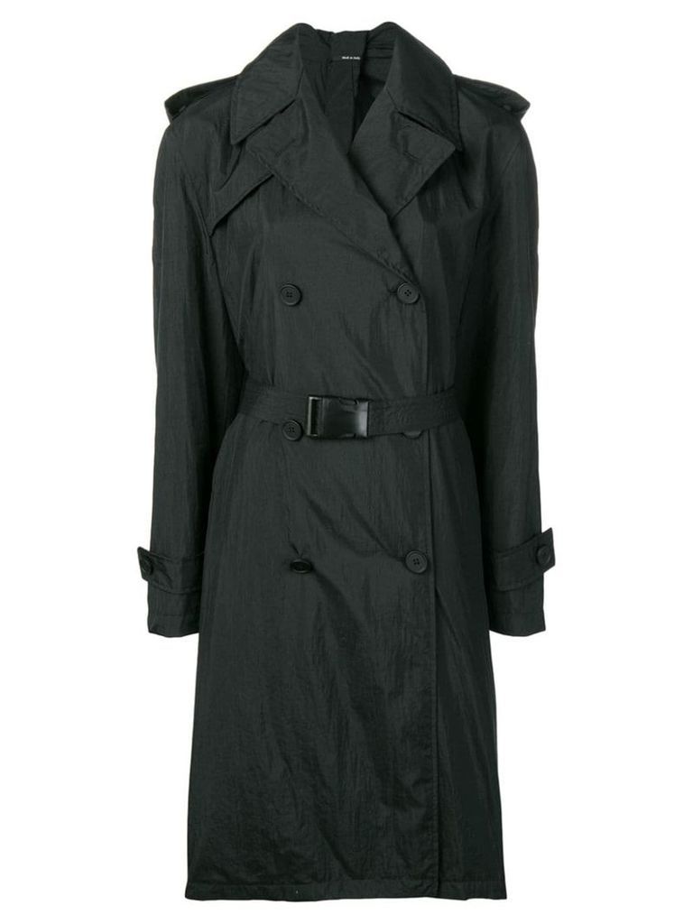 Maison Margiela belted trench coat - Black