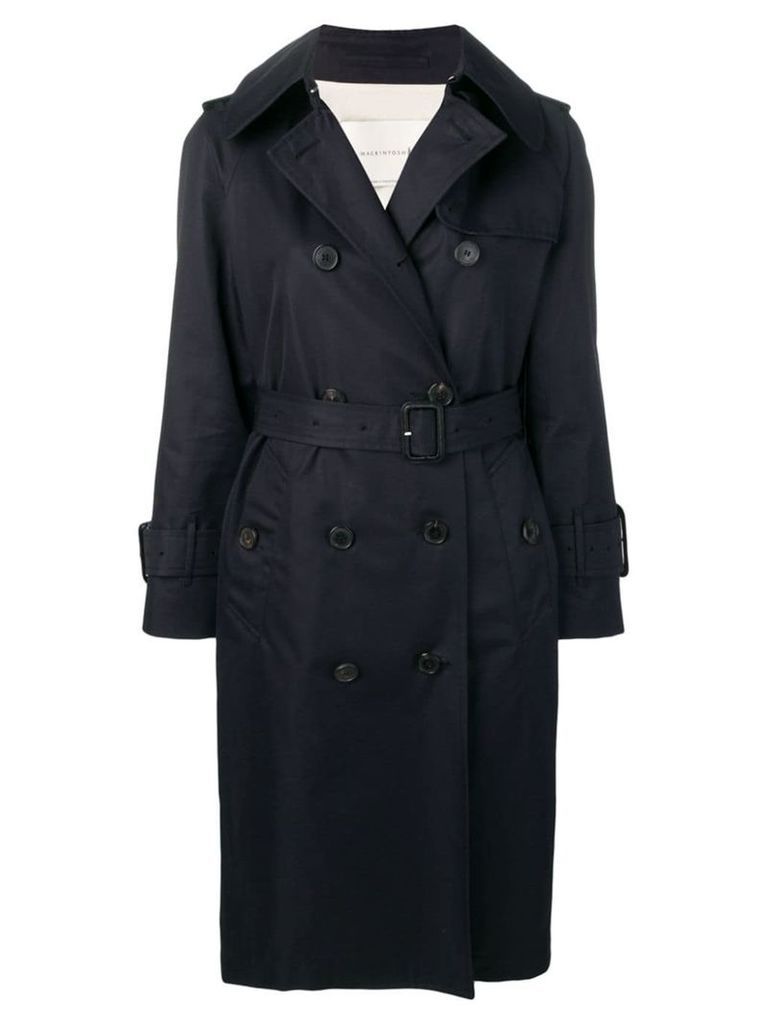 Mackintosh Ink Cotton Trench Coat LM-062BS - Blue