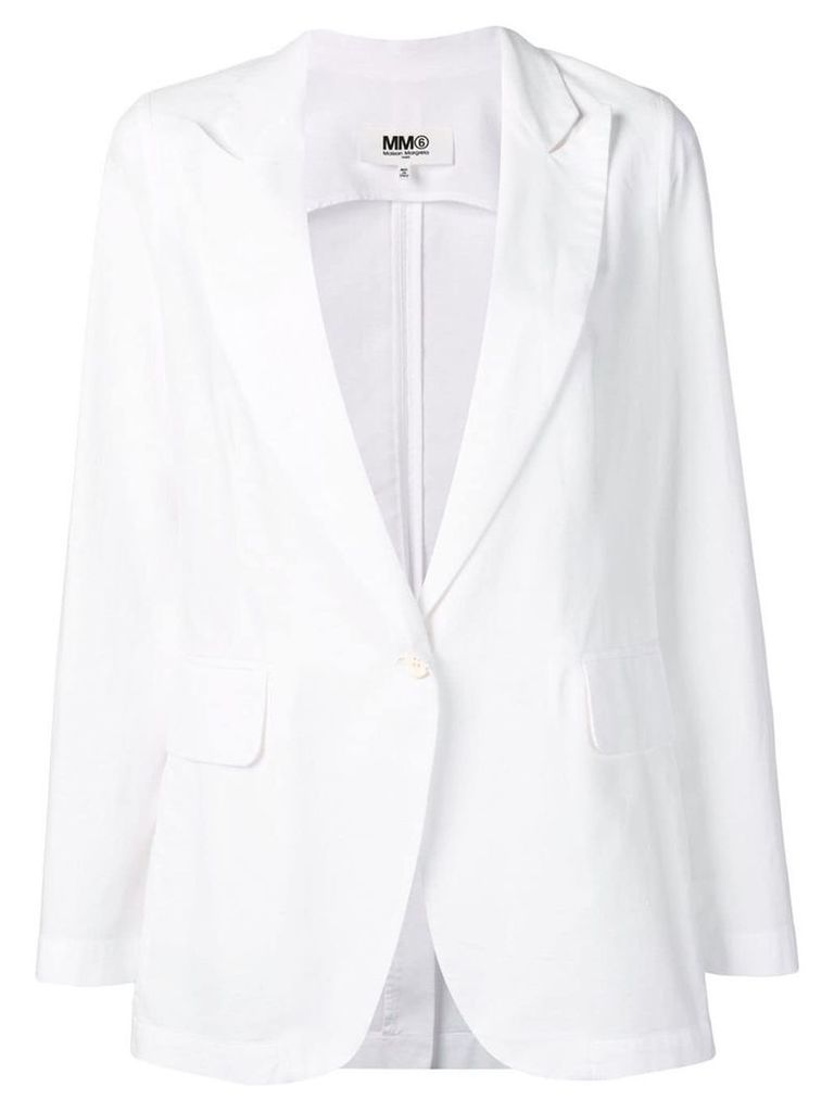 Mm6 Maison Margiela classic formal blazer - White