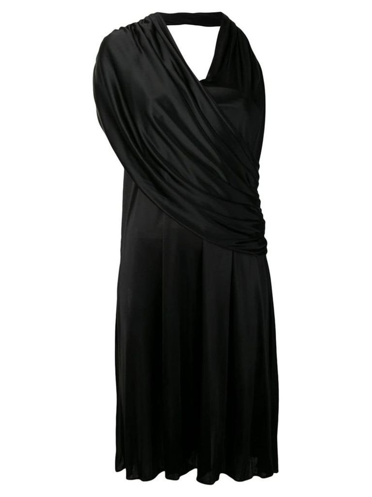 LANVIN draped asymmetric dress - Black