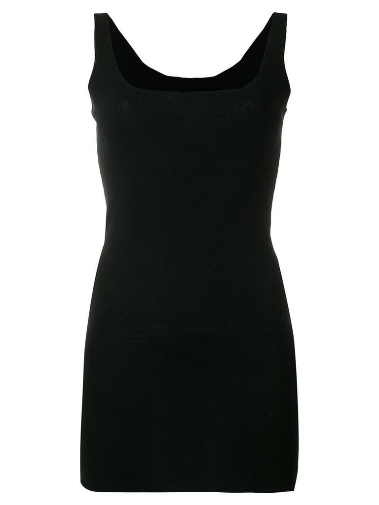 Ports 1961 sleeveless knitted mini dress - Black