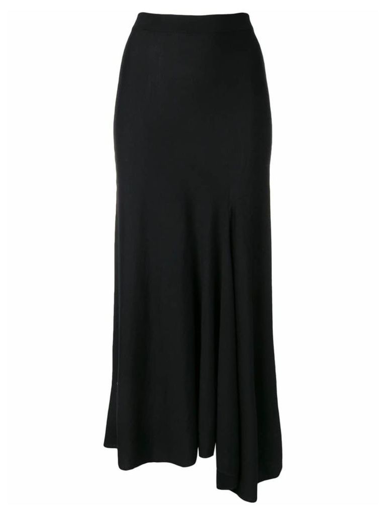 Ports 1961 drape detail skirt - Black