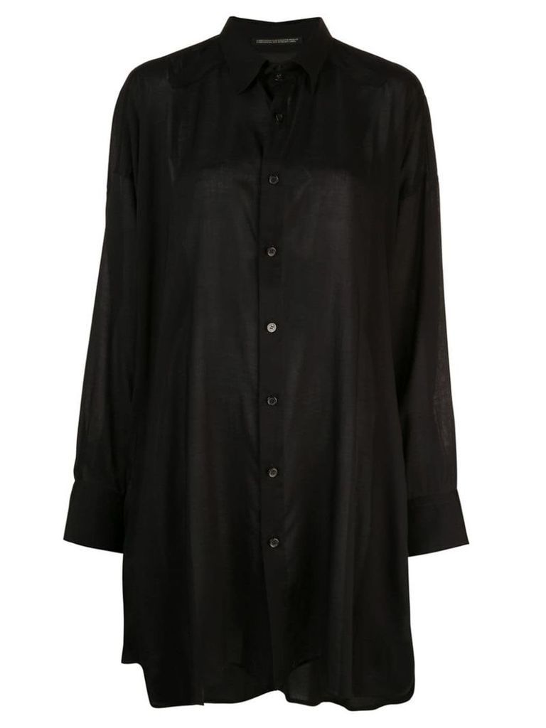 Yohji Yamamoto Spun Lawn shirt - Black