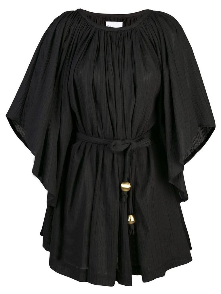 Lisa Marie Fernandez Angel belted dress - Black