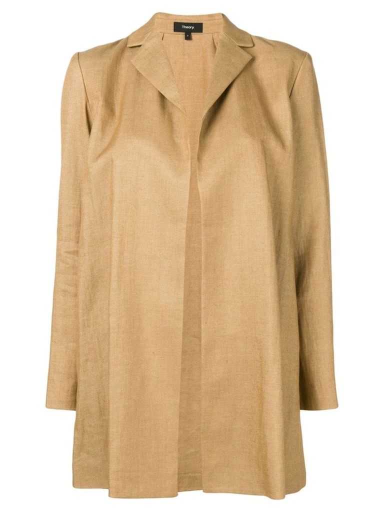 Theory oversized fit jacket - NEUTRALS
