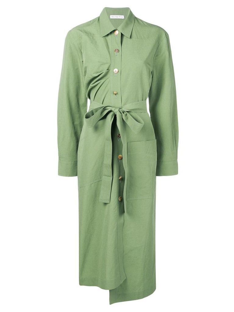 Rejina Pyo Madison cotton shirt dress - Green