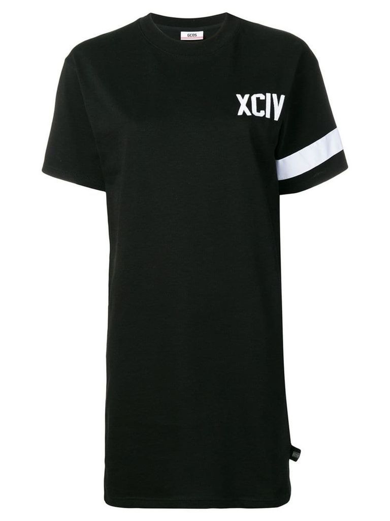 Gcds logo T-shirt dress - Black