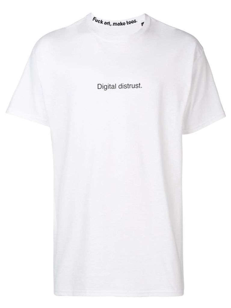 F.A.M.T. Digital Distrust T-shirt - White